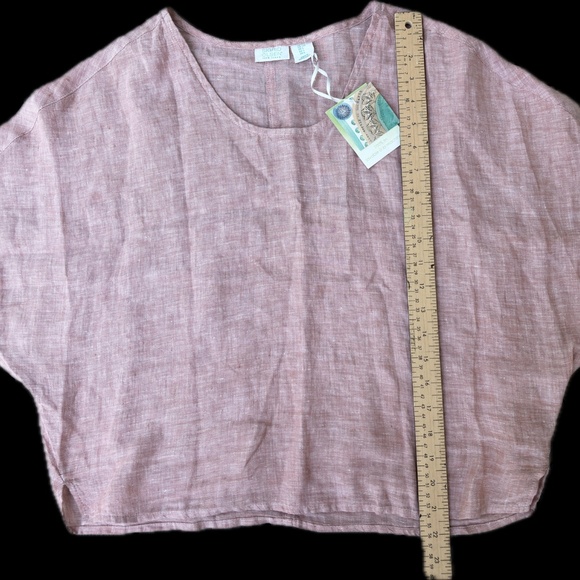 Sigrid Olsen Linen Top LG  NEW - Picture 4 of 5